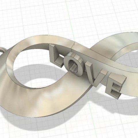 Jóia Infinity Love - Modelo no Fusion