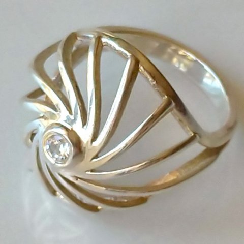 Anel Mafra Sunlight em Prata 925