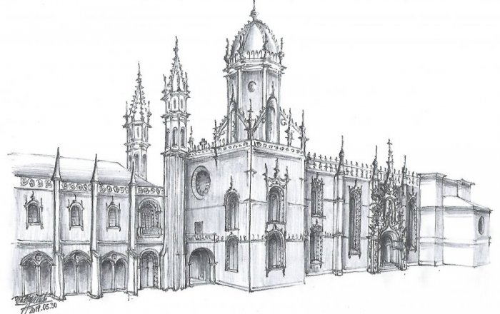Esquisso do Mosteiro dos Jerónimos